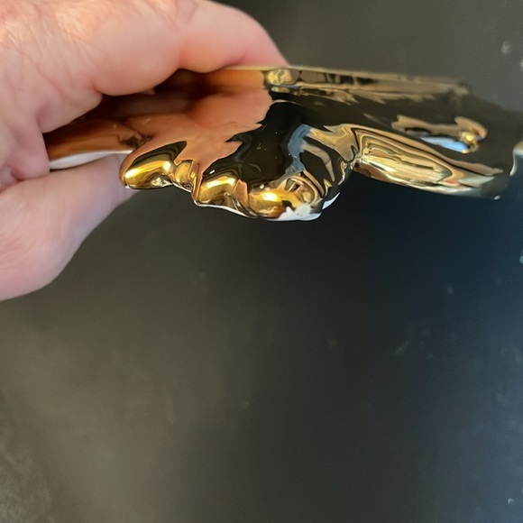 Verdici Design Gold Square Ornate Vintage Dish for Display Candle Trinket Dish - Picture 5 of 7